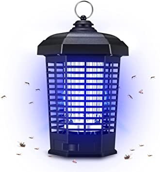 Bug Zapper, Insect Fly Trap for Indoor & Outdoor, Powerful Electric Mosquito Killer, Mosquito Trap for Patio,Backyard,Home (Black)