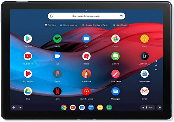 Google Pixel Slate (12.3" Touch Screen Display | 8th Gen Intel Core M3 | 8GB RAM | 64GB EMMC) Wi-Fi only Tablet (Midnight Blue) - International Version