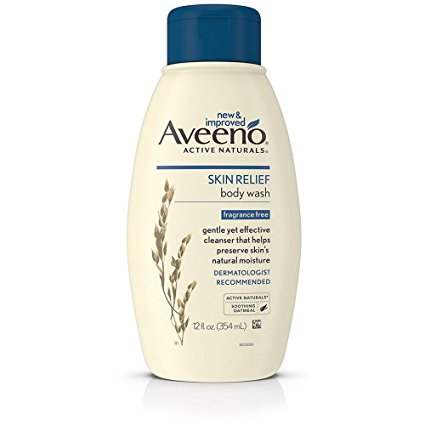 Aveeno Active Naturals Skin Relief Body Wash, Fragrance Free, 12 Ounce (Pack of 3)