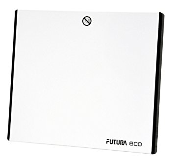 Futura Eco 400W Electric Panel Heater Radiator, Modern Super Slim Flat Sided Design, Wall Mounted or Free Standing with Thermostat