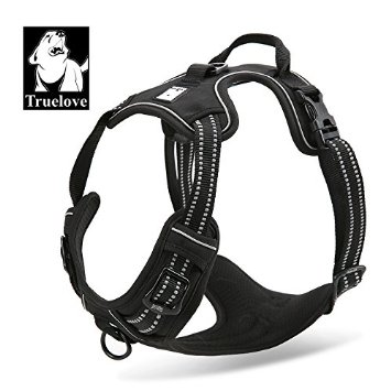 Best Front Range No-Pull Dog Harness. 3M Reflective Outdoor Adventure Pet Vest with Handle. 3 Stylish Colors and 5 Sizes