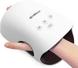 CINCOM Hand Massager for Women - Cordless and Rechargeable Hand Massager Machine with Heat