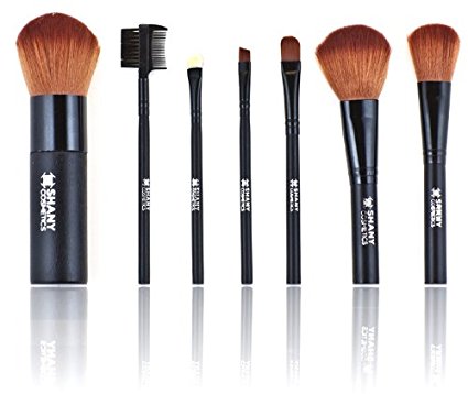SHANY Studio Quality Cosmetic Brush Set, 7 Piece with Bag