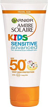 Ambre Solaire Kids Sensitive Sun Cream SPF50  50ml Travel