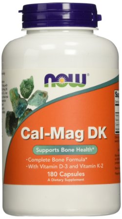 NOW Foods Cal-Mag DK, 180 Capsules,