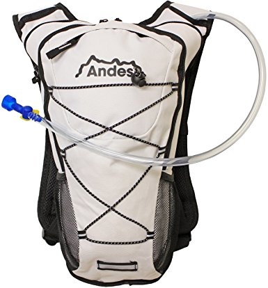 Andes 2 Litre Hydration Pack/Backpack Bag Running/Cycling with Water Bladder/Pockets