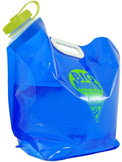 Seattle Sports AquaSto 8L Big Mouth - PVC and BPA-Free Foldable Collapsible Water Jug