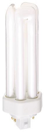 Satco S8352 4100K 32-Watt GX24q-3 Base T4 Triple 4-Pin Tube for Electronic and Dimming Ballasts