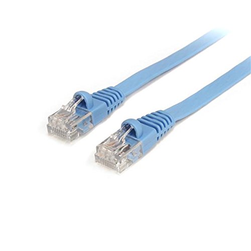 C&E 25-Feet Premium Ultra CAT6 550 MHz Flat Patch Cable, Blue (CNE52855)