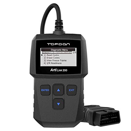 TT TOPDON OBD2 Code Scanner AL200 Automotive Diagnostic Scan Tool Check Car Engine Light Fault Codes Readers