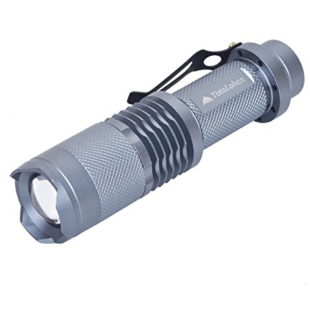 Rechargeable Tactical LED Mini Flashlight,5 Modes,Water-resistant Safelight