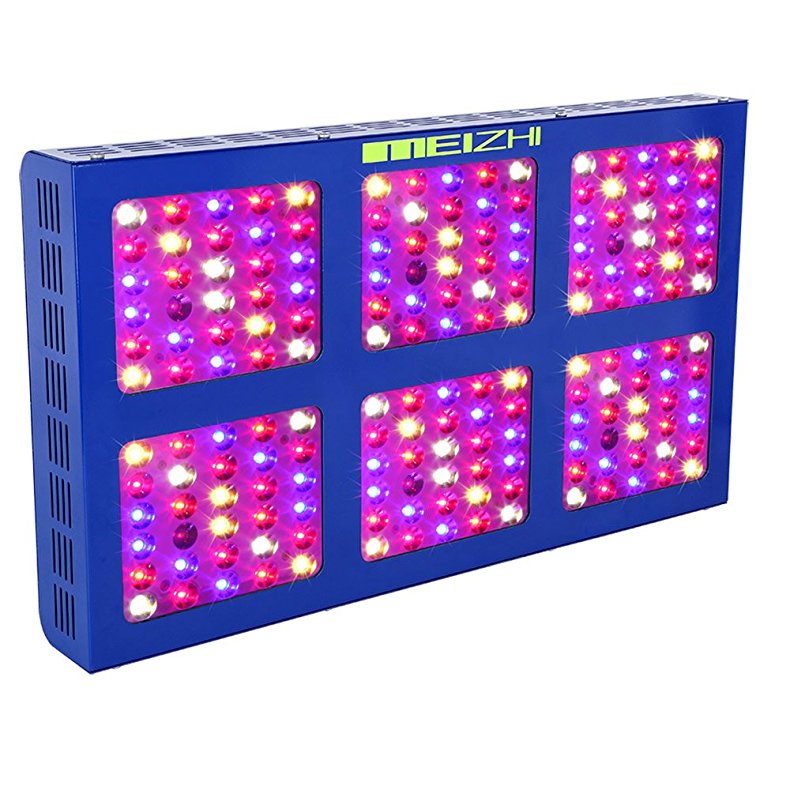 MEIZHI Reflector-Series 900W LED Grow Light Full Spectrum for Indoor Plants Veg and Flower - Dual Growth Bloom Switches Daisy Chain