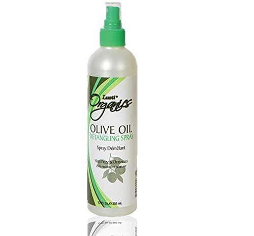 Lusti Organics Olive Oil Anti-frizz Hair Detangling Spray 12oz