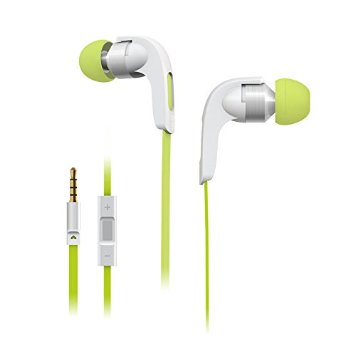 Earbuds, Headphones Premium [Noise Isolating] Wired Headset with Mic Stereo Earphones, -Made for iPhone | iPod | iPad | Android Smartphone | MP3 Players