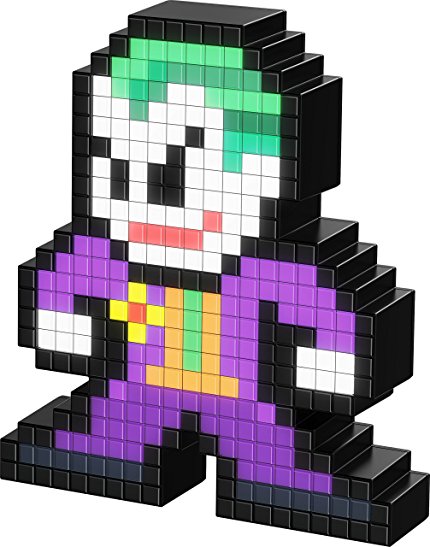 PDP Pixel Pals DC Comics The Joker Collectible Lighted Figure, 878-029-NA-JOKER