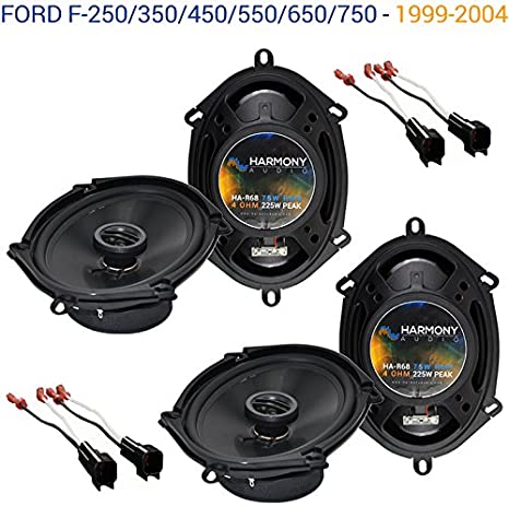 Harmony Audio R68 OEM Speaker Upgrade Package Compatible with Ford F-250/350/450/550/650/750
