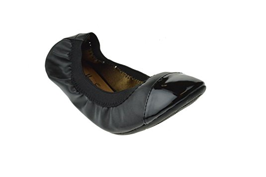 Doris 01 Womens Ballerina Slip On Comfort Flats Black