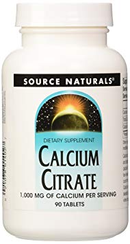 SOURCE NATURALS Calcium Citrate 333 Mg Tablet, 90 Count