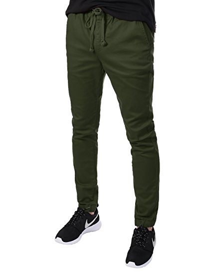 JD Apparel Men's Harem Twill Joggers Pants