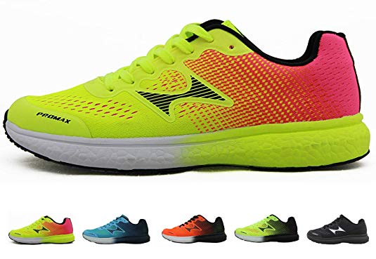 HEALTH Women's Men's Running Shoes Breathable Lightweight Walking Athletic Sneakers Mesh Casual Shoes J5019