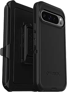 OtterBox Defender Case for Google Pixel 9 Pro XL, Shockproof, Drop Proof, Ultra-Rugged, Protective Case, 5X Tested to Military Standard, Black