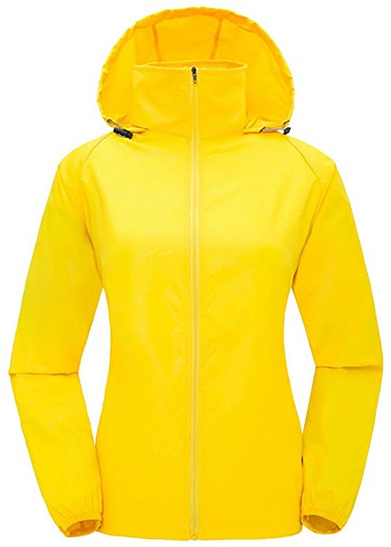 ZSHOW Women's Super Lightweight Jacket Quick Dry Windbreaker UV Protect Coat