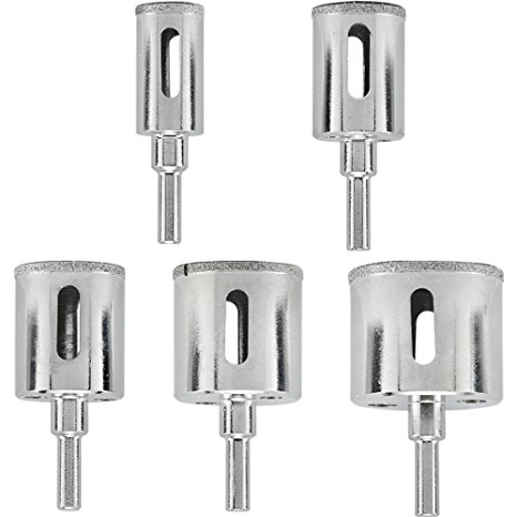 Neiko 00824A Diamond Grit Hole Saw Set, 5 Piece | 3/4” to 1-5/8”