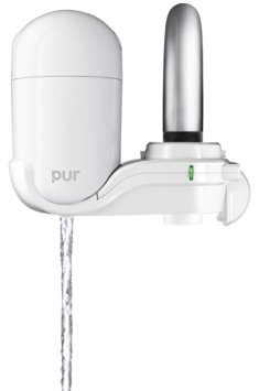 PUR FM-3333B 2-Stage Vertical Faucet Mount, White
