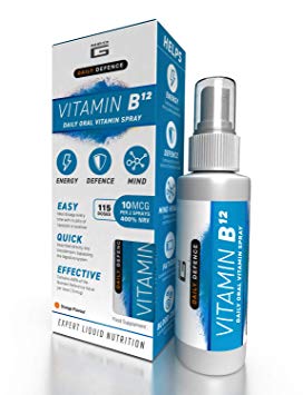 Neo G Vitamin B12 Oral Spray - High Strength Liquid Methyl Cobalamin Supplement - Energy, Immune System, Red Blood Cell & Hair Health Booster - Soothes Tiredness and Fatigue - 30ml - Made in The UK