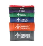 Fitbotic Resistance Strength Band- Exercise Loop bands for Crossfit Calisthenics Pull Ups powerlifting Weight Training gymnastics and more