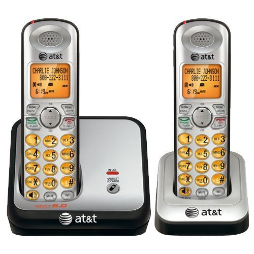 ATampT Dect 60 2 handset cordless phone with caller id