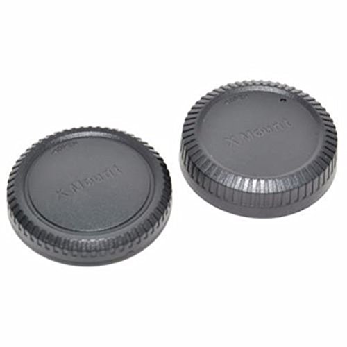 JJC L-R14 Body Cap and Rear Lens Cap for FUJIFILM X Mount Camera Body and FJ X Mount Lens