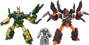 Transformers Legacy United Doom ‘n Destruction Collection, Mayhem Attack Squad Converting Action Figure 3-Pack, Chop Shop & Barrage, 8  Years (Amazon Exclusive)