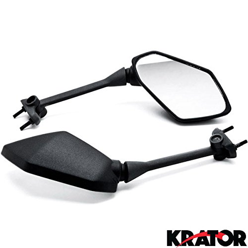 Black Motorcycle Mirrors For Kawasaki Ninja 650R 09-14 / 400R 10-14 /Z1000 11-14