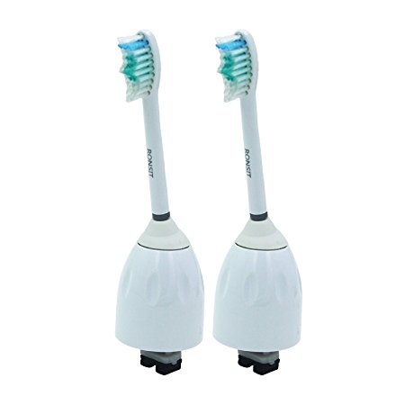 Ronsit (2-Pack) Brush Heads For Sonicare Essence, Xtreme, Elite and Advance Standard Replacement