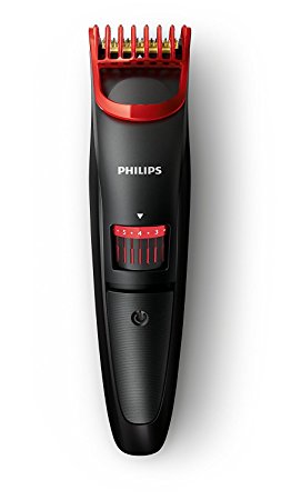 (CERTIFIED REFURBISHED) Philips QT4011/15 Beard Trimmer Cordless  and Corded for Men (Black)