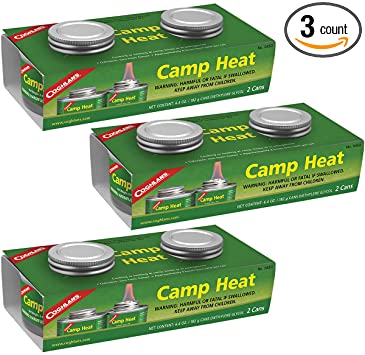 Coghlan's 450 Camp Heat, 2 Cans, 3 PACK