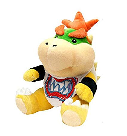 Toy Innovation Super Mario Bros Koopa Bowser Jr. Plush Soft Doll Toy Figure Stuffed Animal Gift