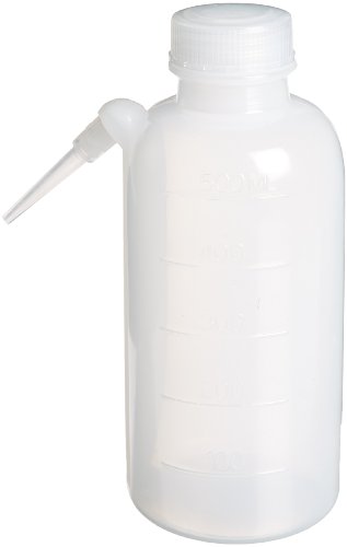 United Scientific 36606 LDPE Unitary Wash Bottles, 500ml Capacity (Pack of 12)