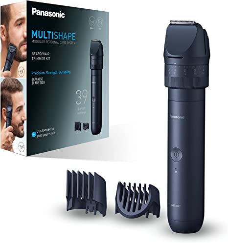 Panasonic ER-CKN1, MULTISHAPE Modular Personal Care System, Waterproof Beard and Hair Trimmer with Rechargeable Ni-MH Battery, Black