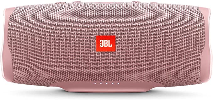 JBL Charge 4 Portable Waterproof Wireless Bluetooth Speaker with up to 20 Hours of Battery Life - Pink