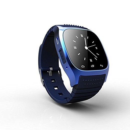RWATCH M26 Wearable Smartwatch,Media Control/Hands-Free Calls/Pedometer/Anti-lost for Android/iOS