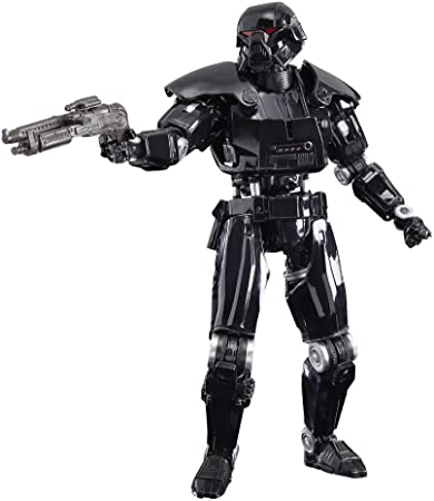 Star Wars The Black Series Dark Trooper Toy 6-Inch-Scale The Mandalorian Collectible Action Figure, Toys for Kids Ages 4 and Up