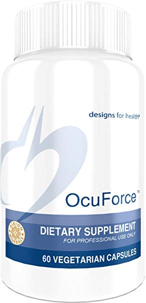 Designs for Health - OcuForce - Eye Support   Therapeutic Doses of Lutein   Zeaxanthin, 60 Capsules