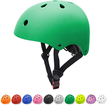 Glaf Kids Bike Helmet Toddler Helmet Children Multi-Sport Helmet CPSC Certified Impact Resistance Ventilation Adjustable Helmet Skateboard Cycling Helmet