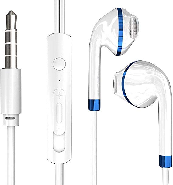 Earphones/Earbuds/Headphones, Premium in-Ear Wired Earphones with Remote & Mic Compatible with Android/Phone 6 / 6Plus /6S / 6s Plus / 5c / 5s / Pad Pod/Smartphones/ MP3 MP4 / Computer/Tablet