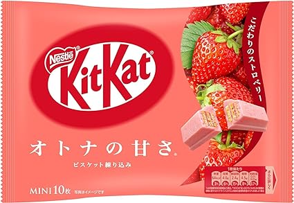 NESTLÉ KitKat Mini Chocolate Bar Adult Sweetness Strawberry 10pcs