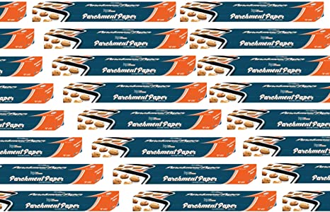 Parchment Paper Non Stick Roll 18" X 50 Feet 75 Square Foot, Premium Baking Paper Full Case Of 24 Bulk Value Pack Total Of 1800 Sf Of parchment Paper