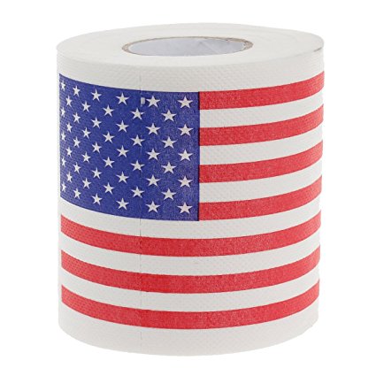 America Flag Toilet Paper / USA Pattern Roll Paper