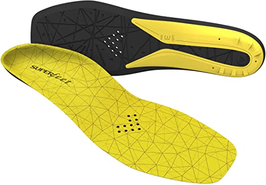 Superfeet Hockey Comfort Insoles for Orthotic Support and Cushion in Casual Hockey Skates, X-Large/F: 12.5  US Womens / 11.5-13 US Mens